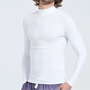 Hauts de compression MMA Rash Guard personnalisés pour hommes – T-shirts de compression à manches longues Rash Guard - Product Image 2