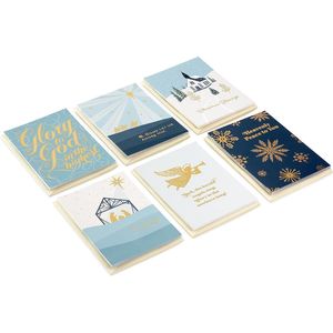 Cartes de vœux de Noël religieuses assorties - Product Image 1