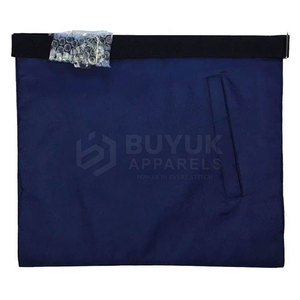 Delantales de cuero para masonería, bordado personalizado, hechos a mano, ajustables, duraderos, lavables, con broche de seguridad - Product Image 2