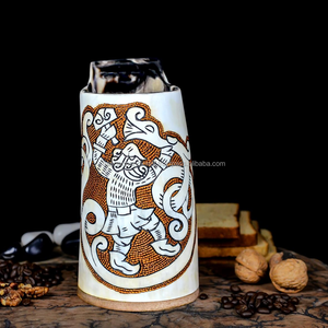 buffalo horn drinking Viking mugs hand made <b>drinkware</b> real horn drink <b>accessories</b> - Product Image 3