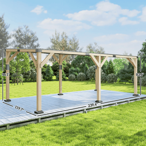 Gazebo e Tettoia in Legno: Elegante Struttura da Esterno per il Relax - Product Image 6