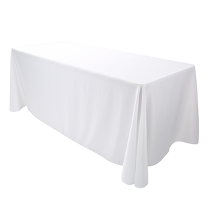 Manteles Rectangulares Blancos de Lujo para Bodas y Conferencias, 120*60cm, para Cubrir Mesas en Eventos - Product Image 5