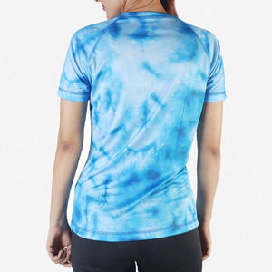 Camiseta de Algodón Grueso de Alta Calidad para Mujer, Corte Regular, Impresión por Serigrafía Personalizada, Ecológica, de Secado Rápido, para Verano - Product Image 2