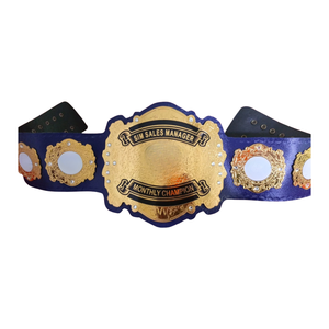 Cinturón de Campeón Mensual para Gerente de Ventas de SIM, Premio Corporativo Personalizado, Trofeo de Alta Calidad, Cinturón Deportivo Personalizado, Reconocimiento Único - Product Image 3