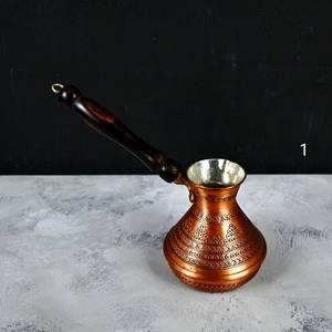 Cafetera Turca de Cobre Hecha a Mano de Alta Calidad, Cafetera Árabe, Cezve, Olla para Preparar Café para Uso en el Hogar, Hotel, Cocina, Cafetería - Product Image 4