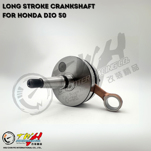 TWH DIO Racing Moto Course 44mm Vilebrequin entièrement métallique pour Honda AF17 AF18 AF27 AF28 - Product Image 2