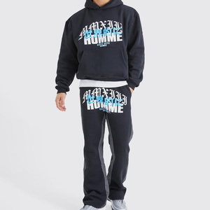 Survêtement d'hiver pour homme, tendance, confortable, respirant, imprimé, couleurs personnalisables, poids lourd - Product Image 1