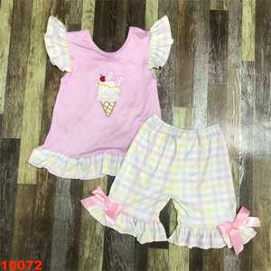 وصل حديثًا مجموعة ملابس الفتيات ، تنورة وسراويل زهور صفراء جميلة للعودة إلى المدرسة للفتيان أيضًا - Product Image 3