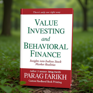 Investissement de valeur et finance comportementale par l'auteur Parag Parikh, impression de livre relié personnalisée - Product Image 3