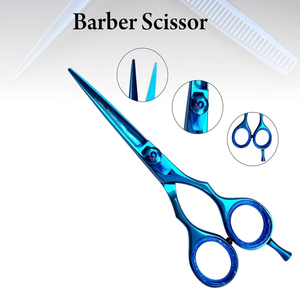 Tijeras de Acero Inoxidable para Peluquería, Corte Afilado, Punta Redonda, Herramienta de Belleza Profesional Multicolor - Product Image 4