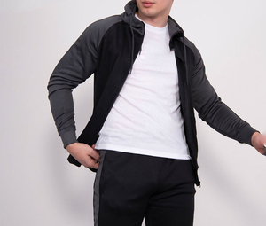 New Fashion Windbreaker Sweat Suit Set 2 Piece Jogging Set Cotton Polyester Material Long Sleeve <b>Tracksuit</b> for Men OEM - Product Image 5