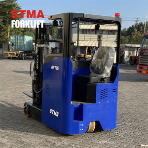 STMA 1,5 TONS 2Ton 24V 48V Apilador de palés eléctrico Azul/Rojo Carretilla elevadora Almacén Carretilla elevadora usada Reach Truck Opcional sentado - Product Image 3