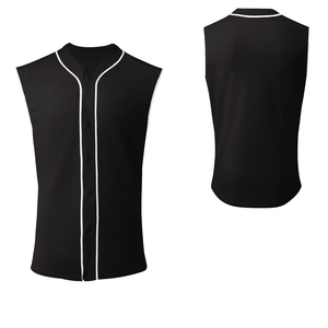 Chaleco de Béisbol Profesional sin Mangas, Jersey de Equipo, Tela de Alto Rendimiento, Diseño Personalizado por Sublimación, Ajuste Cómodo para Práctica - Product Image 4