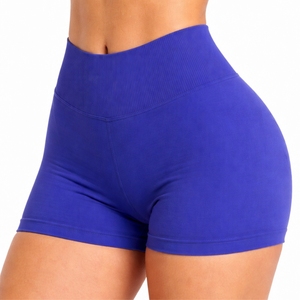 Women High Waist Stretch Gym Yoga Workout <b>Shorts</b> Quick Dry Breathable Eco-Friendly Comfort Fit Soft Fabric Active Wear - Product Image 4