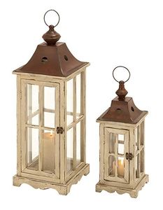 Farol de madera grabado, portavelas decorativo personalizado con tapa de cobre para regalos de boda y celebraciones de aniversario - Product Image 1
