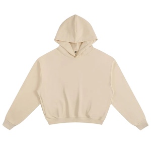 Pull à capuche OEM pour homme, 100 % coton molletonné, coupe ample, manches longues, couleur unie, avec poche, anti-boulochage, respirant, collection automne - Product Image 1