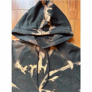 Sudadera con Capucha Tie-Dye para Hombre, Corte Regular, Felpa de Algodón, Ropa Casual de Invierno con Bolsillo Delantero, Impresión Digital, Ecológica - Product Image 3