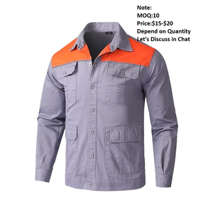 ชุดคลุมทำงานแขนยาวผ้าฝ้ายระบายอากาศได้ดี สวมใส่สบาย สะดวกสบาย - Product Image 1