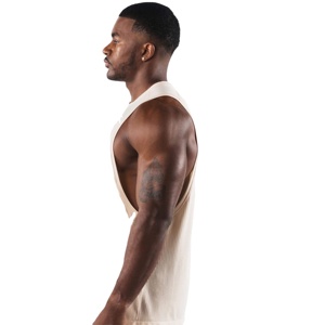Summer <b>Men</b> Cotton Fitness Sleeveless Professional Barbell Print Bodybuilding Tank Tops Y Back Gym Workout Vest Muscle <b>Singlets</b> - Product Image 3