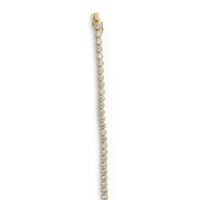 Bracelet tennis de luxe en or massif 14 carats avec diamant brillant de laboratoire de 13,17 carats, certifié IGI, 6,5 pouces, solitaire, cadeau raffiné