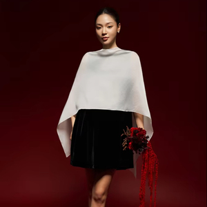 Vestido de Verano para Mujer con Cuello en V - Corte Holgado, Forro de Algodón Aterciopelado, Transpirable, Estilo Minimalista para Oficina y Uso Diario - Product Image 1