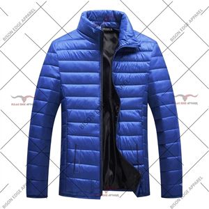 Hot Selling Men's Waterproof <b>Packable</b> Puffer Hooded <b>Jacket</b> Mandarin Collar Front Logo Standard Plus Sizes Autumn Made Pakistan - Product Image 2