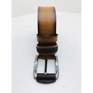 Luxury Unisex Belts Accessories Formal Style Brown Polish Cow <b>Hide</b> Genuine Leather Belts Steel Handmade Waterproof Eco-Friendly - Product Image 4