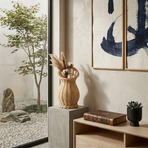 VASO REDONDO DE RATÁN 8 HANDICRAFT - Product Image 3