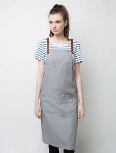 Tablier de Chef Classique en Coton Pur avec Logo Personnalisé, Sans Manches, Léger, Durable, Écologique, Réglable, avec Poches pour Hommes - Product Image 2