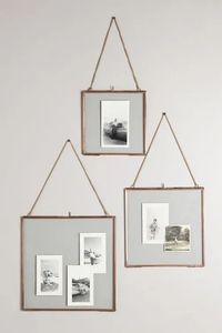 Home Decor Glass & Metal <b>Designing</b> Hanging Photo <b>Frame</b> for <b>Wall</b> Decoration, with 2 Sides Glass Customized Decorative <b>Frame</b> - Product Image 2