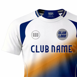 เสื้อฟุตบอลสั่งทำพิเศษ ปี 2026 พิมพ์ชื่อได้ ระบายอากาศได้ดี ผลิตจากโพลีเอสเตอร์ 100% ชุดทีม OEM ผู้ผลิตชุดกีฬาขายส่ง - Product Image 4
