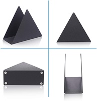 Porte-serviettes triangulaire personnalisable en acier inoxydable, durable, fait main, pour usage commercial en cuisine, restaurants, hôtels, cafés, etc.