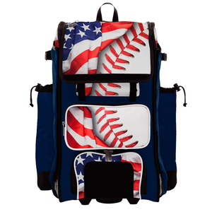 High Performance Fabric Baseball <b>Backpack</b> Flexible Fit Moisture Wicking Material for Intense Outdoor Sports and <b>Training</b> Camps - Product Image 5
