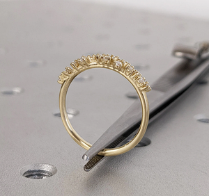 Anillo Unisex Chapado en Oro con Diamante Cultivado en Laboratorio, Corte Brillante, Alta Pureza, Certificado IGI, Diseño Minimalista, Elegante, para Uso Diario, Compromiso - Product Image 3