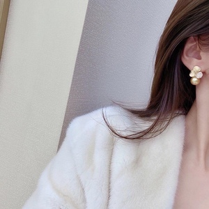 Pendientes Colgantes de Perlas de Agua Dulce de Plata 925 de 10-11 mm, Estilo Celebridad, Versátiles y Modernos, Regalo - Product Image 4