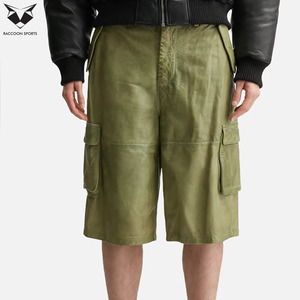 Servicio OEM ODM, Logotipo Personalizado, Impresión, Transpirable, Ligero, Duradero, Buen Proveedor, Diseño Único, Ropa Exterior para Adultos, Pantalones Cortos de Cuero - Product Image 3