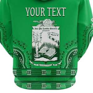 Sweat-shirt à capuche Iota Phi Lambda Sorority vert émeraude, motif Dashiki Rose, sweat-shirt personnalisé pour femmes, sweat-shirt à capuche d'inspiration africaine - Product Image 6