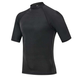 เสื้อคอมเพรสชั่น OEM สำหรับผู้ชาย แบบสั่งทำพิเศษ ทรงแอธเลติก ผลิตจากผ้าโพลีเอสเตอร์ ระบายอากาศได้ดี แห้งเร็ว เหมาะสำหรับการออกกำลังกายที่ยิมและฟิตเนส - Product Image 2