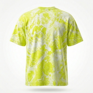 เสื้อยืดผู้ชายไซส์ใหญ่ ลายมัดย้อม แขนสั้น คอกลม ผ้าถัก สวมใส่สบายๆ สำหรับฤดูร้อน - Product Image 2