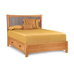 Wholesale Mission Style Solid Wood Storage <b>Bed</b> |Functional Solid Wood Panel <b>Bed</b> with Drawers - Product Image 1