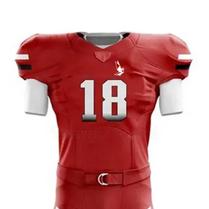 Uniforme de Fútbol Americano de Verano de Manga Corta, Talla Grande, Hecho a Medida, de Alta Calidad, con la Mejor Tela, Jersey para Hombre - Product Image 5