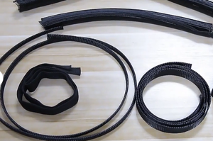 Protector de Cables Trenzado de Bajo Voltaje Negro con Material PET - Product Image 2