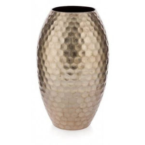 Jarrón de Flores de Metal Estilo Vintage con Acabado Dorado, Perfecto para Decoración de Mesa en Bodas y Hogar - Product Image 4