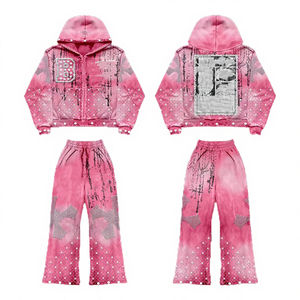 Chándales Unisex de Forro Polar 100% Algodón Ecológico, Mangas Largas, Transpirables, Ropa Casual de Invierno, Varios Colores, Diseño Sólido con Capucha - Product Image 4