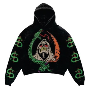 Sudaderas y Hoodies de Tallas Grandes para Hombre, con Estampado Tie-Dye y Sublimado con DTF, DTG y Digital, Básicos, Mezcla de Algodón - Product Image 2