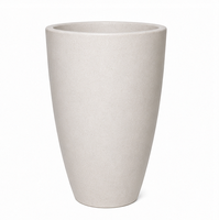 SwamiG TradeX Vente en gros de pots à fleurs modernes en plastique, jardinières hautes pour le sol, jardin, maison, bureau, salon, intérieur, extérieur