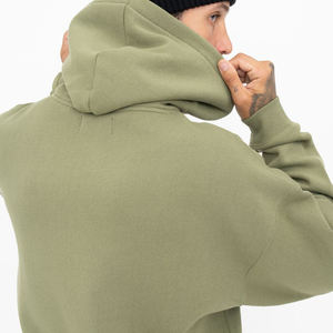 Sudaderas Extra Grandes de Felpa 100% Algodón Ecológicas de 400g para Hombre y Mujer, Estampadas con Serigrafía, Color Sólido, Manga Larga, para Invierno - Product Image 3