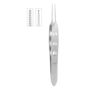 Pinzas Bishop de 9 cm, Reutilizables, de Acero Inoxidable, Punta Fina, Instrumento de Cirugía Plástica para Cirugía Facial, Ocular y de Manos - Product Image 2