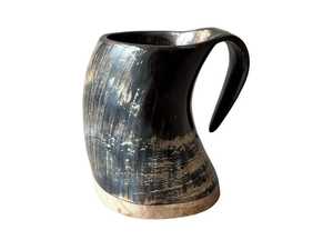 Chope en corne de buffle véritable, design Viking, motif animalier et ange, faite à la main, écologique, pour la décoration intérieure et la bière, taille personnalisable, haute qualité en PE - Product Image 5