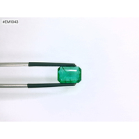 Zambian Origin 3A Green Emerald Natural Emerald Octagon Faceted Cut 3.52ct Batu Permata Longgar Berkualitas Tinggi Untuk Perhiasan Kustom.
